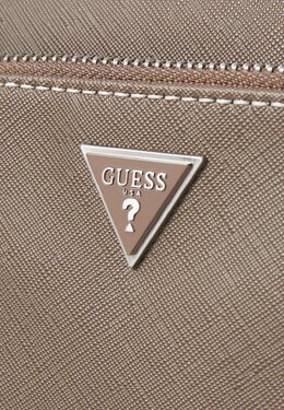 GUESS: Бежевая сумка 