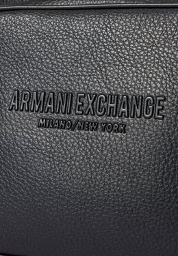 Armani Exchange: Чёрный рюкзак 