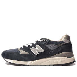 New Balance: Синие кроссовки 