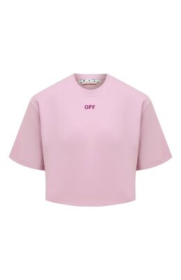 Off-White: Хлопковая футболка 