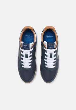Pepe Jeans: Синие кроссовки 