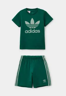 adidas Originals: Зелёная футболка 