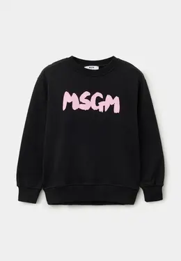 MSGM Kids: Чёрный свитер 