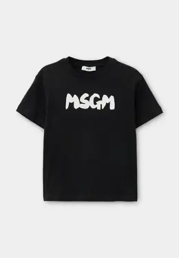 MSGM Kids: Чёрная футболка 