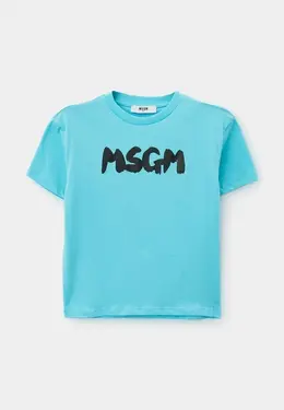 MSGM Kids: Голубая футболка 