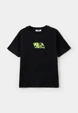 MSGM Kids: Чёрная футболка 