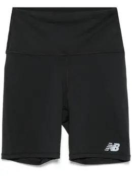 New Balance: Чёрные шорты 