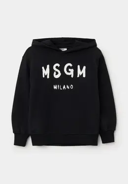 MSGM Kids: Чёрная толстовка 