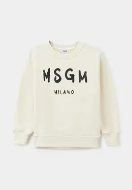 MSGM Kids: Бежевый свитер 