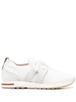 Loro Piana: Белые кроссовки 