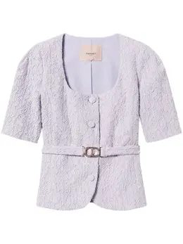 TWINSET: Фиолетовая куртка 