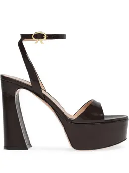 Gianvito Rossi: Тёмные сандалии 