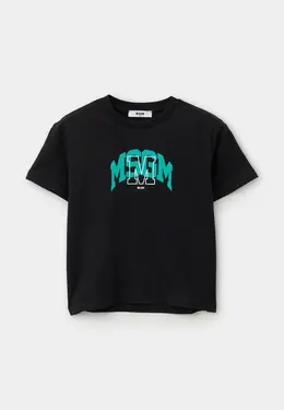 MSGM Kids: Чёрная футболка 