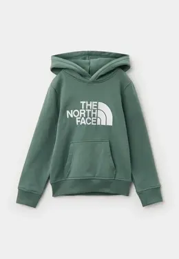 The North Face: Зелёная толстовка 