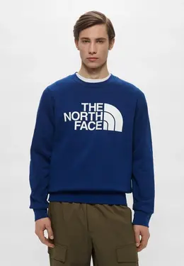 The North Face: Синий свитшот 