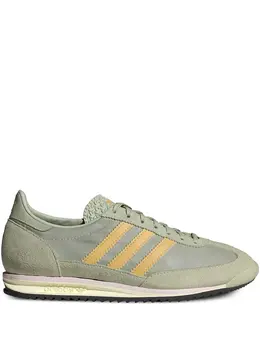 adidas: Зелёные кроссовки  SL-72