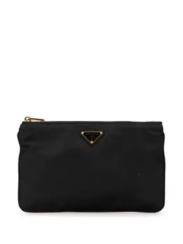 Prada Pre-Owned: Чёрный клатч 