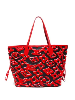 Louis Vuitton Pre-Owned: Чёрная сумка-шоппер 