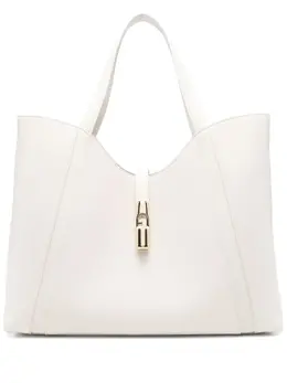 Furla: Белая сумка-шоппер 