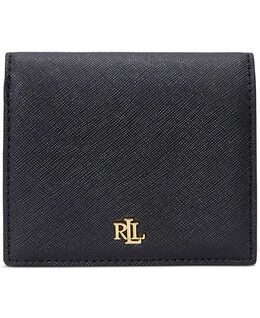 Lauren Ralph Lauren: Чёрный кошелёк  Crosshatch