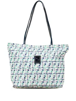 Fendi Pre-Owned: Многоцветная сумка-шоппер 