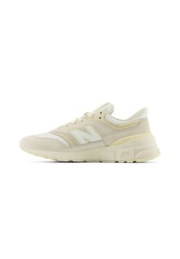 New Balance: Бежевые кроссовки 