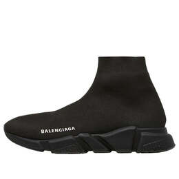 Balenciaga: Чёрные кроссовки  Speed Trainer