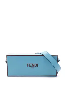 Fendi Pre-Owned: Голубая сумка 