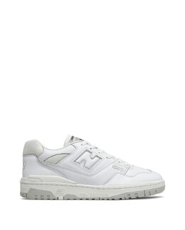 New Balance: Белые кроссовки  550