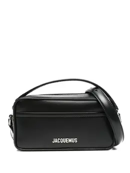 Jacquemus: Чёрная сумка через плечо 
