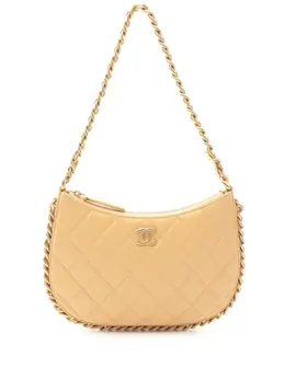CHANEL Pre-Owned: Бежевая сумка 
