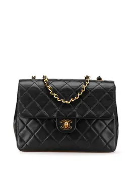 CHANEL Pre-Owned: Чёрная сумка через плечо 