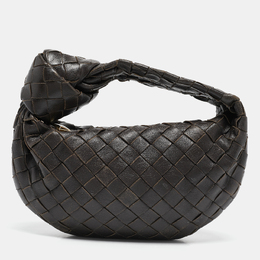 Bottega Veneta: Коричневая сумка  Intrecciato