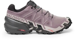 Salomon: Фиолетовые кроссовки 