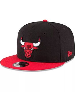 NEW ERA: Чёрная кепка  Chicago Bulls