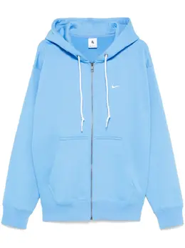 Nike: Голубая толстовка  Solo Swoosh
