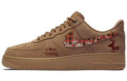 Nike: Тёмные кроссовки  Air Force 1