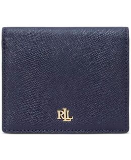 Lauren Ralph Lauren: Синий кошелёк  Crosshatch