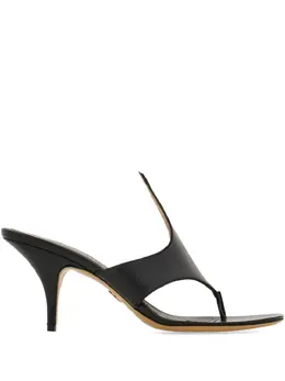 Ferragamo: Чёрные сандалии 