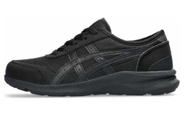 Asics: Чёрные кроссовки 