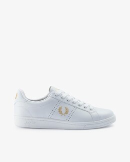 Fred Perry: Белые кроссовки 