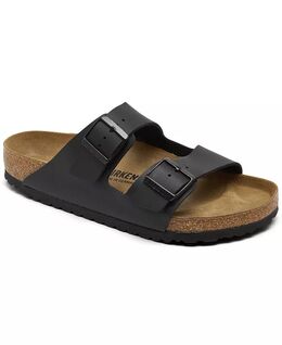 Birkenstock: Чёрные сандалии  Arizona Birko Flor