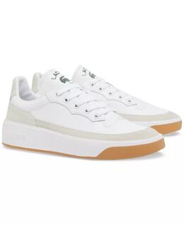 Lacoste: Белые кроссовки 