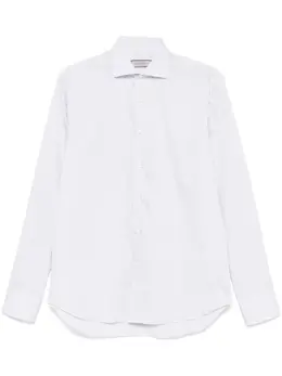 Canali: Рубашка в полоску 