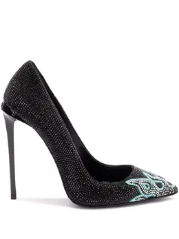 Philipp Plein: Чёрные туфли  Flame