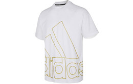 Adidas: Белая футболка 
