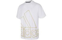 Adidas: Белая футболка 
