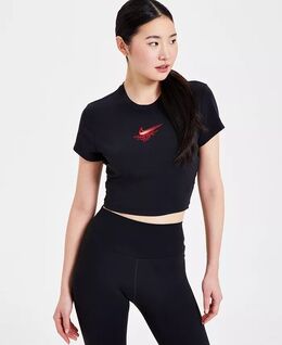 Nike: Короткая футболка 