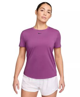 Nike: Фиолетовый топ  Dri FIT