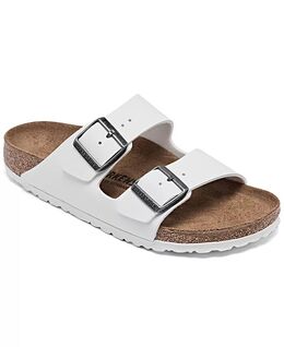 Birkenstock: Белые сандалии  Arizona Birko Flor